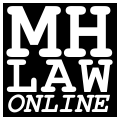MH Law Online 120 white on black